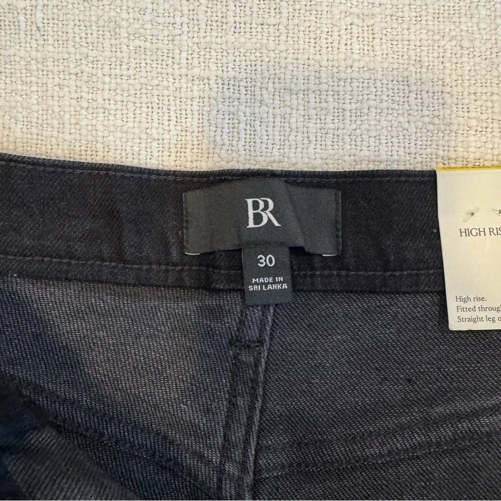 NWT Banana Republic Black Wide Leg Jeans - Picture 5 of 10
